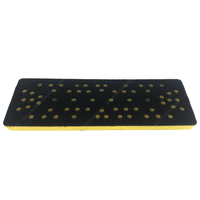 Sander Backing Pad PU Yello 2.8inch*7.8inch (70*198mm) 62/Zero Hole