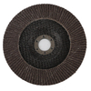  Aluminum oxide grain with X weight flexible cotton cloth 100*15/100 * 16/115 * 22/125 * 22mm P24-320 Red Black Abrasive Flap Disc