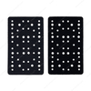 81x133mm Soft Interface Pad 52 Holes for Hook and Loop Sanding Disc Backing Pad