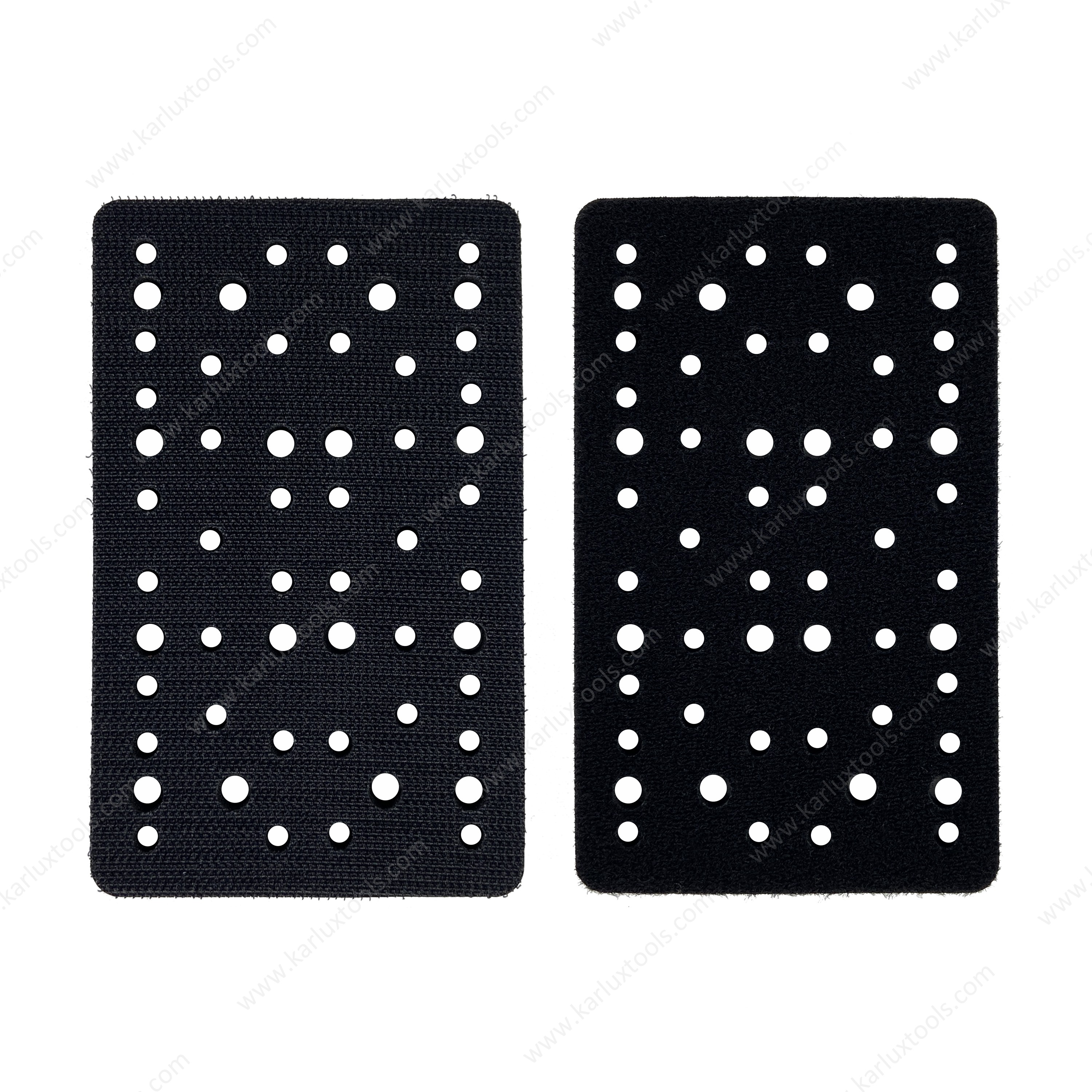 81x133mm Soft Interface Pad 52 Holes for Hook and Loop Sanding Disc Backing Pad