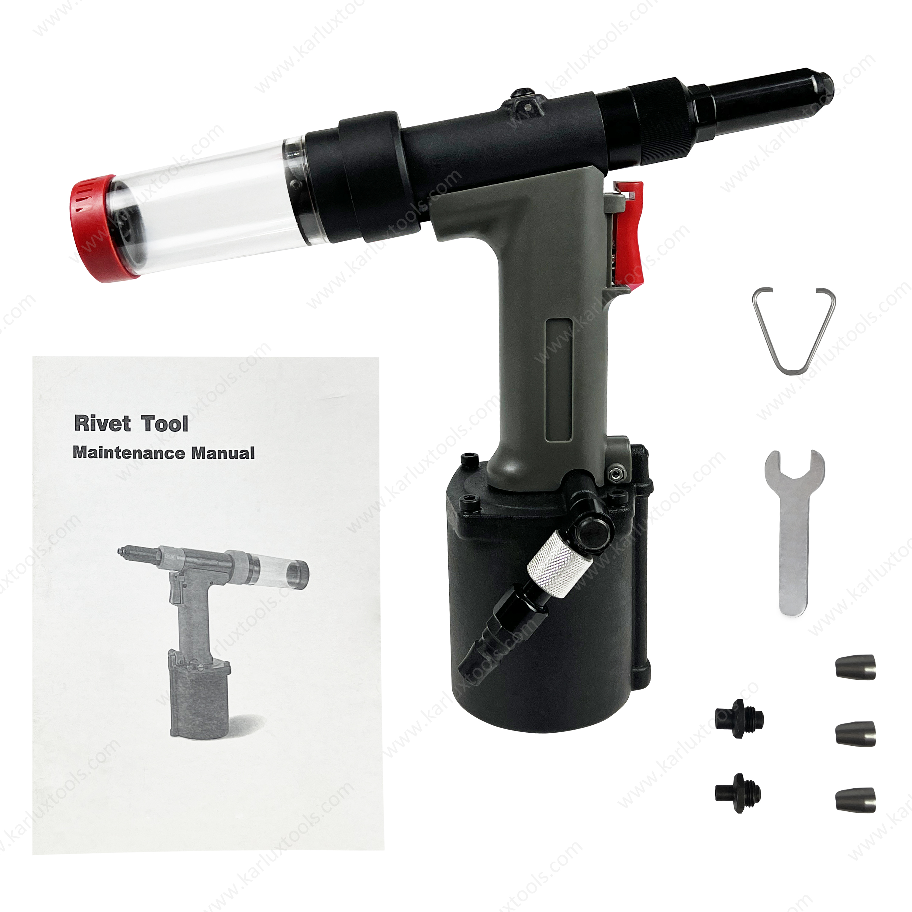 3.2/4.0/4.8mm Vacuum Professional Pneumatic Riveting Gun Air Rivet Nut Gun Tool Air Riveter