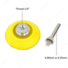 2 Inch 50mm M6, 1/4'', 5/16'' Thread 6mm Shank Backing Pad Sanding Pad Polishing Disc Plate for Dual Action Air Sander