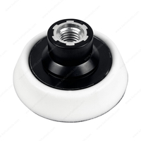 3inch (75mm) Polishing Pad 15mm Medium Soft PU Foam M10/M14/M16/5/8" Thread Hook & Loop & PSA Backing Buffing Pad for Car Polishing & Detailing