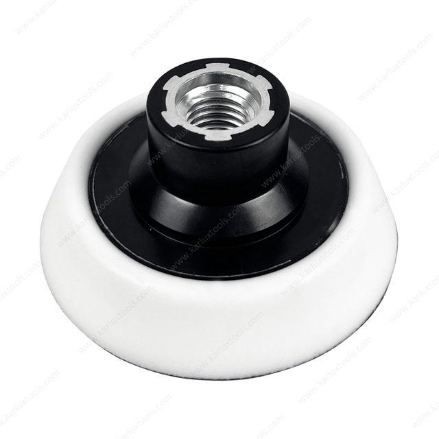 3inch (75mm) Polishing Pad 15mm Medium Soft PU Foam M10/M14/M16/5/8" Thread Hook & Loop & PSA Backing Buffing Pad for Car Polishing & Detailing