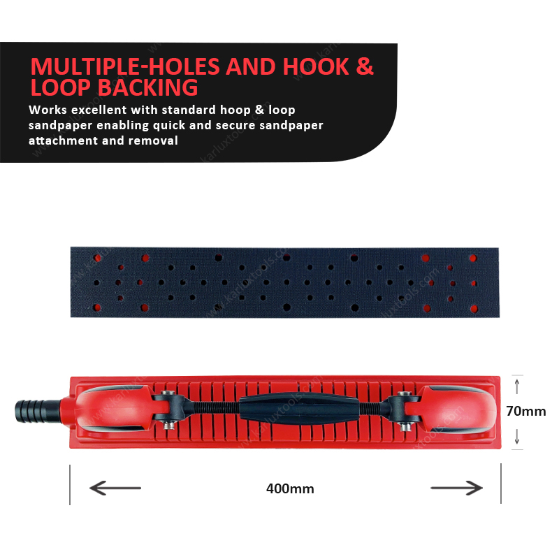 70x400mm Dust Free Flexible Multi-Hole Sanding Board for Auto Body Sanding