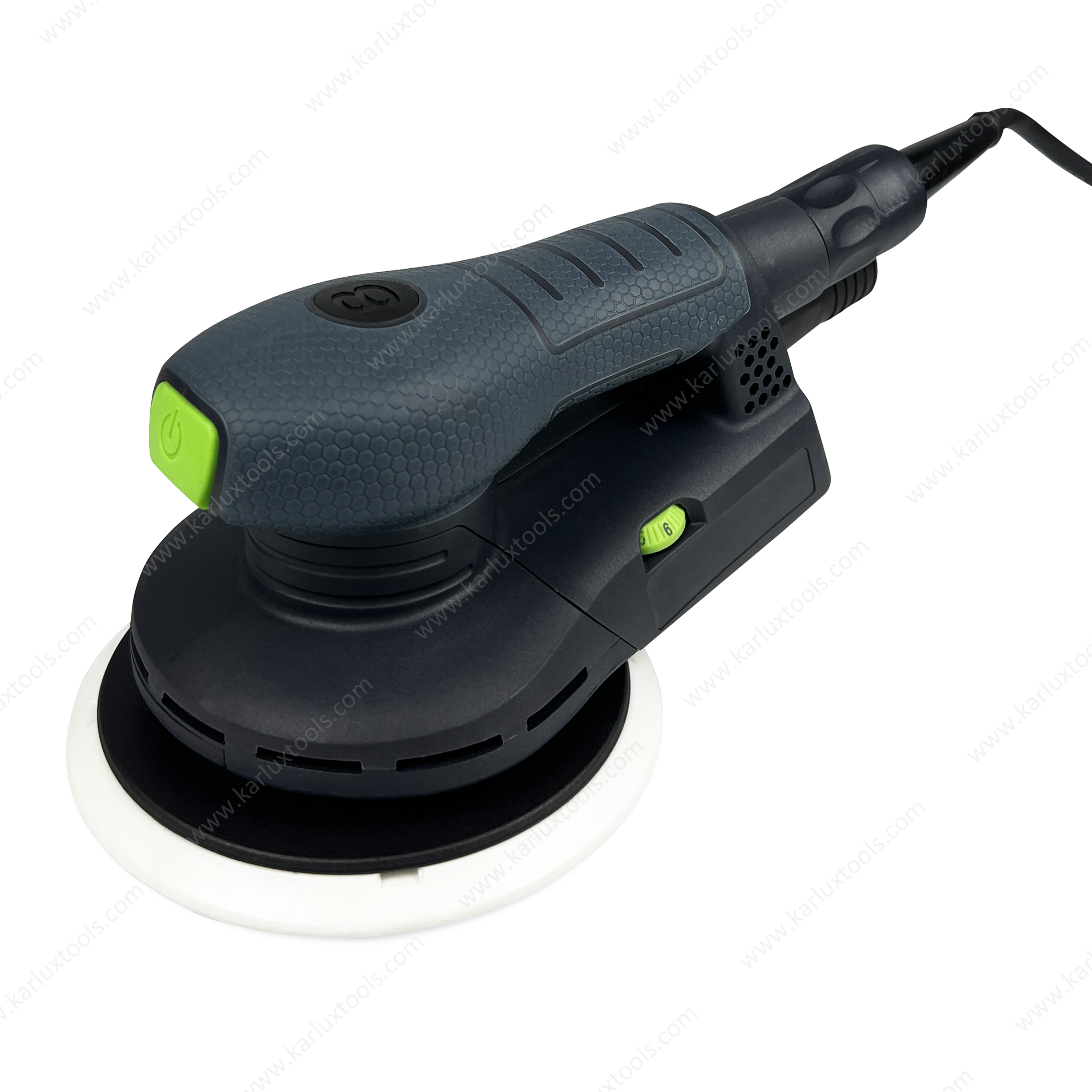 6Inch 150mm Orbit 8Mm 10000 Rpm Central Vacuum 400W Dustless Sander Electric Orbital Sander