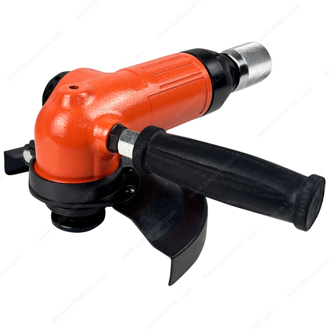 7 Inch 180mm Heavy Duty Pneumatic Angle Grinder 7000RPM Roller Throttle Professional Air Disc Grinding Machine for Industry
