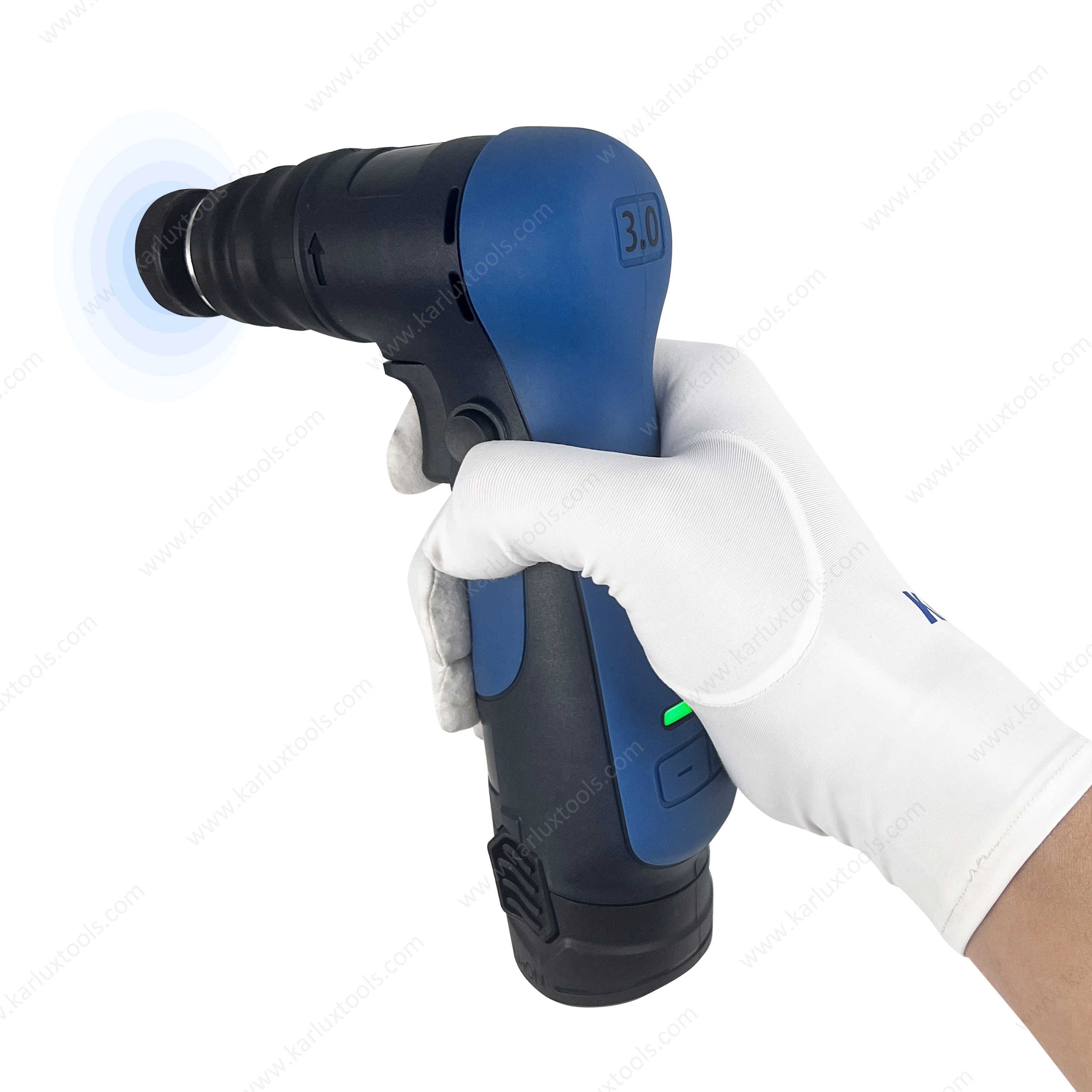 32mm 12 Volt Lithium-Ion Variable Speed Portable Mini Spot Repair Sander Cordless Pistol Sander For Car Detailing 