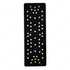 70x198mm 13.8mm Rectangular Sanding Pad Multiple Hole Backing Pad Hook and Loop Backup Pad