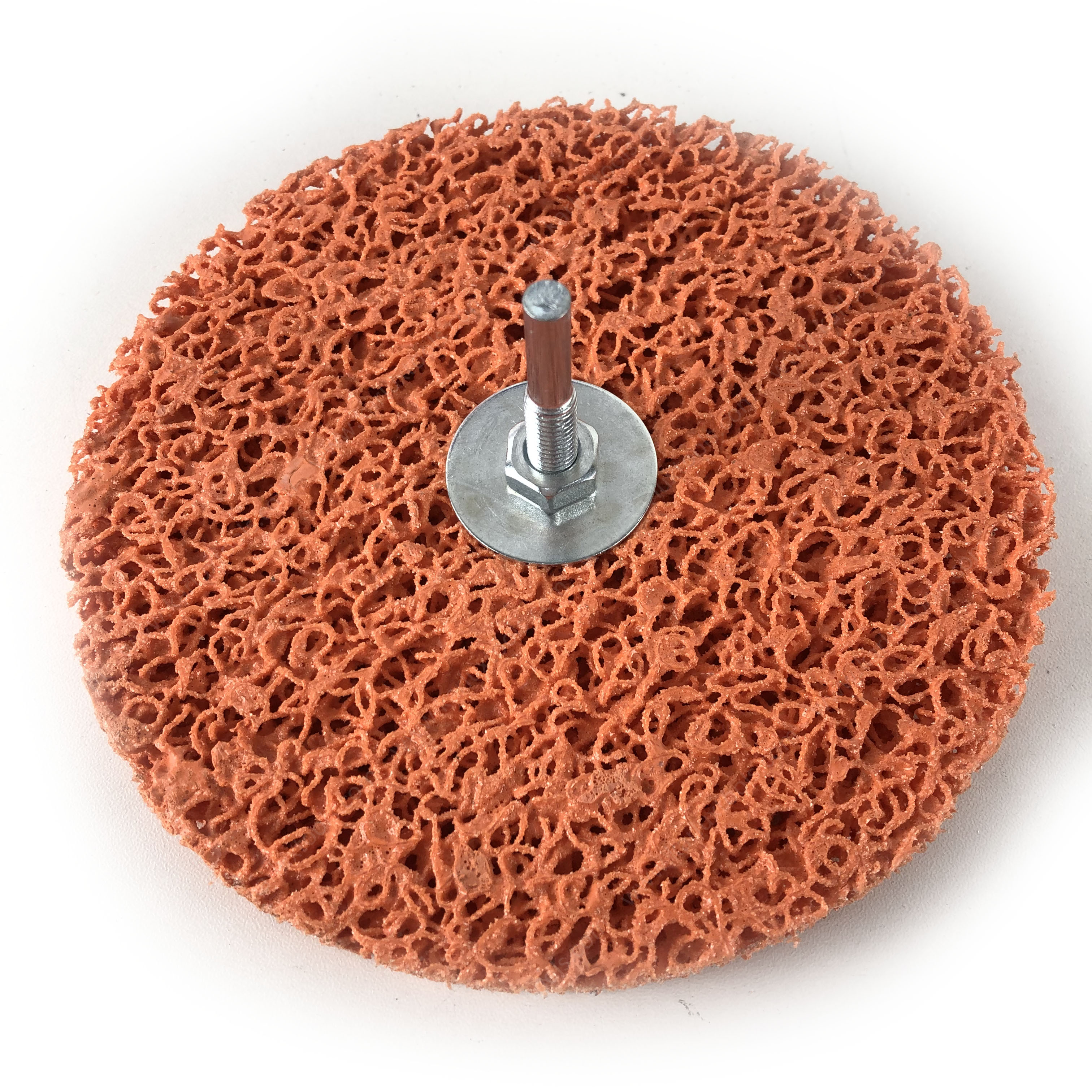 6inch 150mm Orange Ceramic Grinding Disc Strip It Disc With Shaft 6mm