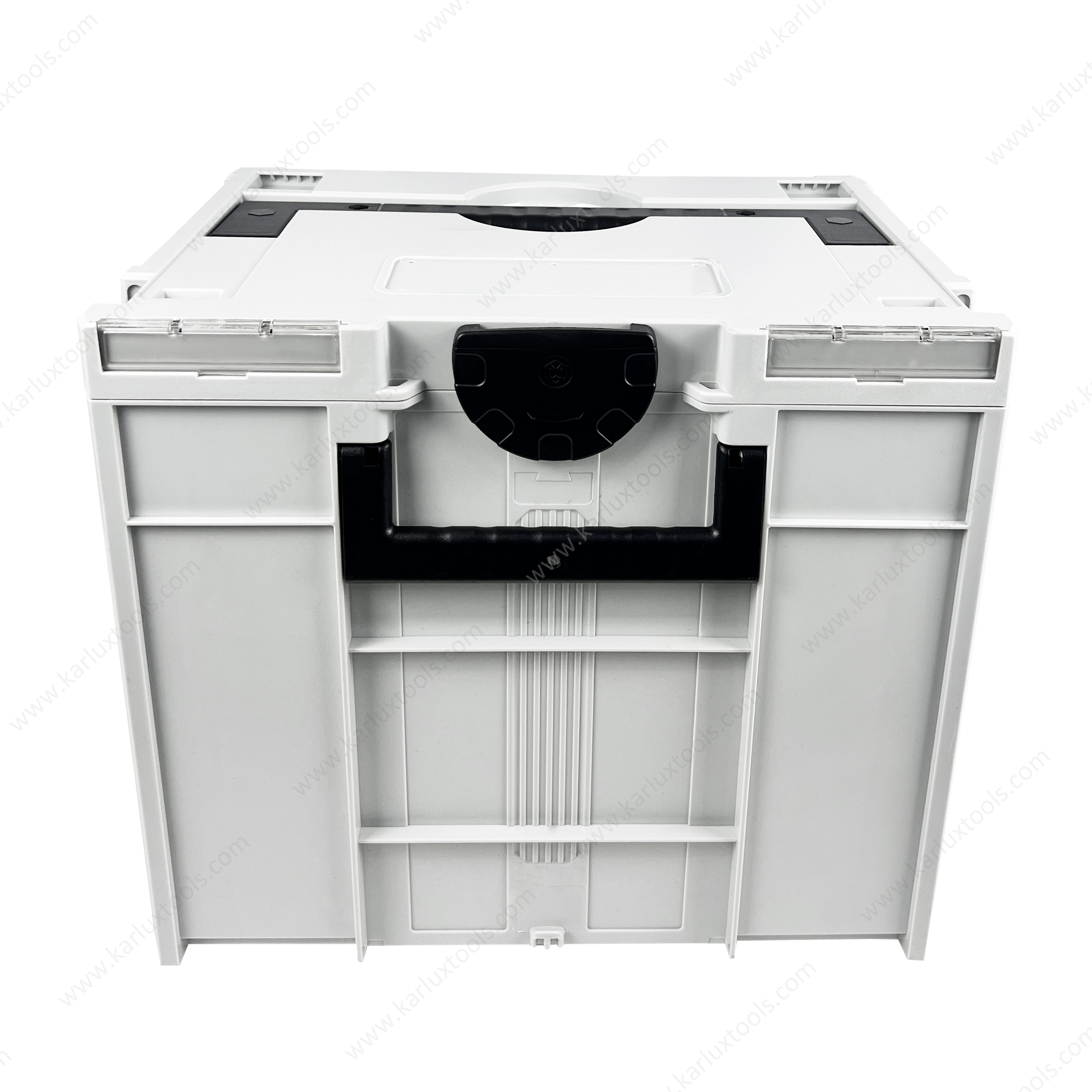 40x30x34cm Large Storage Box Waterproof Dustproof Stackable Tool Case System ABS Plastic Tool Box Systainer Case with Handles