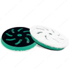 6inch 150mm Cyclone Holes Premium Foam Polishing Pad Beveled Edge DA Buff Pads Microfiber Wool Sponge Buffing Pad for Car Care