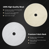6inch 150mm Single Sided Flat Grid or Stripe Surface Wool Pad Buffing Pad Japanese Wool Polishing Pad Dual Action RO GA Polisher