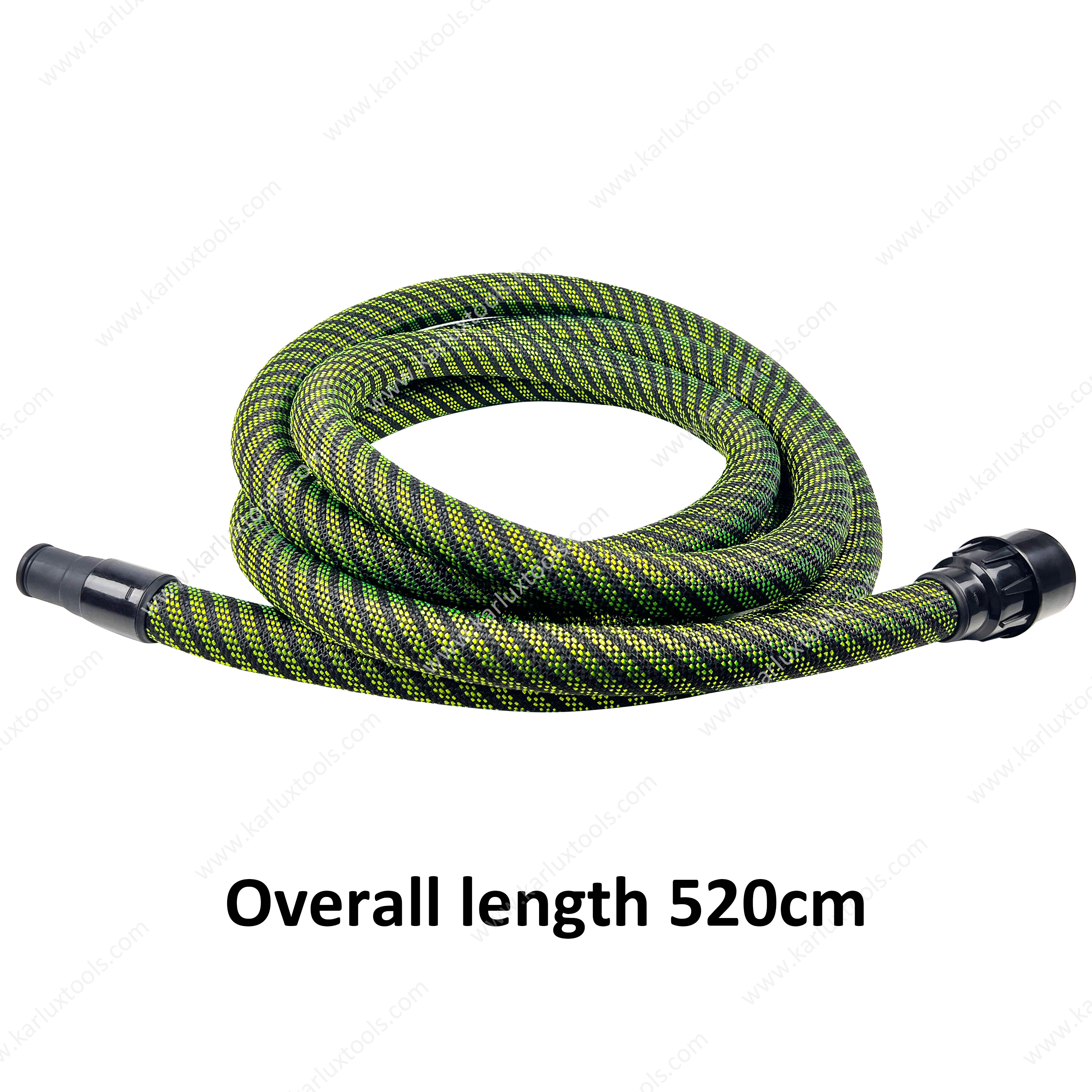 5M Diameter 56mm Green Dust Collecting Tube Anti-Static Vacuum Cleaner Tube Suction Pipe Dry Grinding Dust Suction Hose