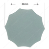 38mm Grit P80-3000 Decagon Green Wave Sanding Disks Paper Sandpaper for Point Grinding Sander Precision Restoration