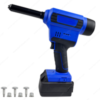 20V Brushless Rechargeable Battery Portable Huck Short-Tail Rivet Gun Cordless Bobtail Riveter for Automotive & Construction Use