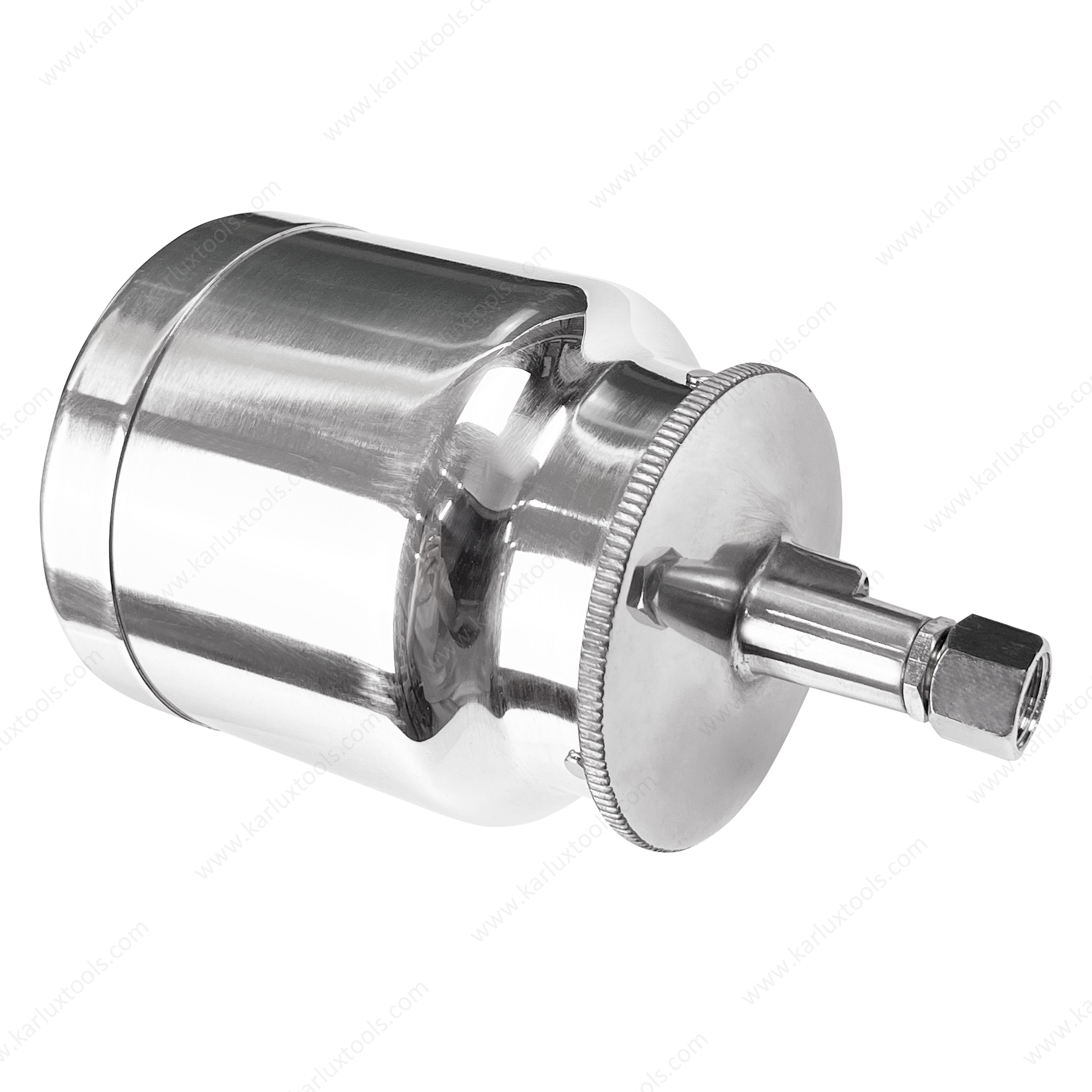 G3/8 Thread 750ml Aluminium Spray Gun Paint Cup Pneumatic Tool Replacement Fluid Pot Siphon Feed Paint Tank for Air Spray Gun