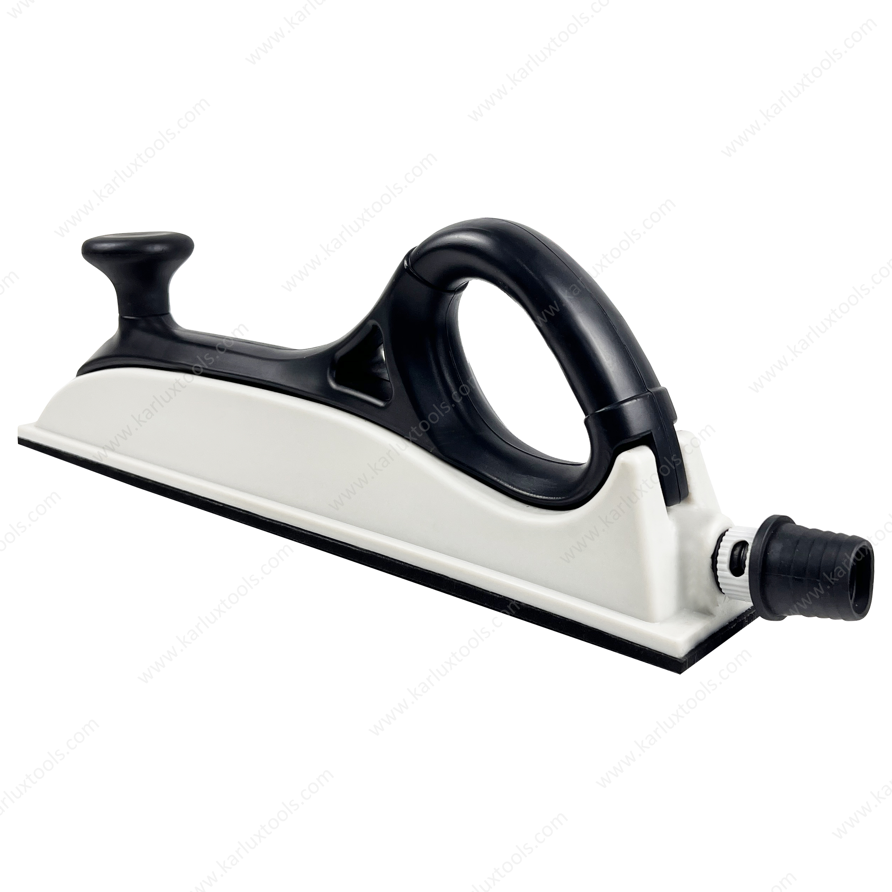 70x420mm Hand Sanding Block with Vacuum Hook & Loop Backing ABS Body Dust-Free Sanding Tool for Automotive Paint Prep