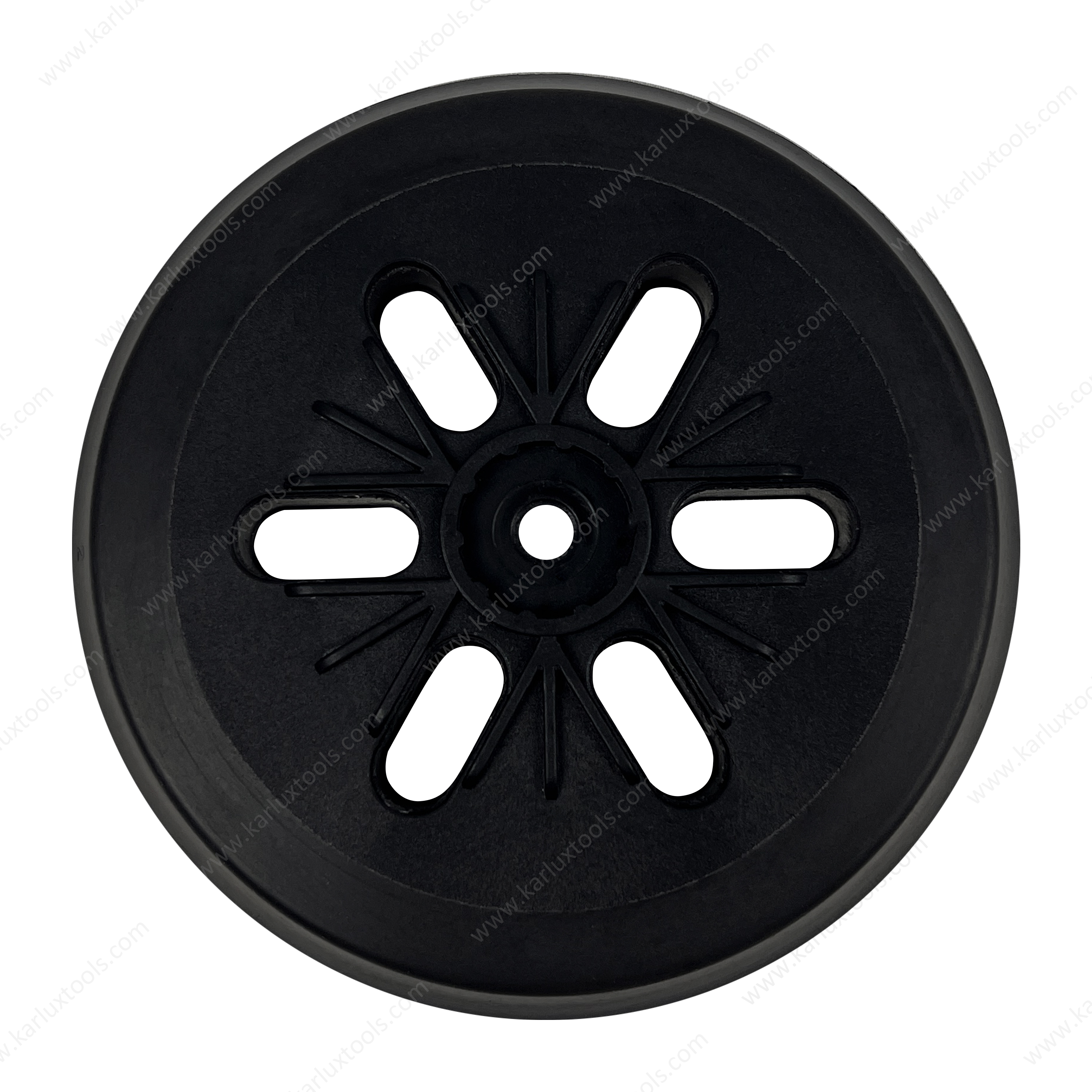 6inch(150mm) 6 Holes M8 Round Short-Hook Velcro Sander Pad Replacement Plate Backing Pad for Rotary Sander