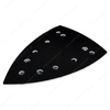 100x150mm 7+4 Holes Short-Hook Velcro Backing Pad Back up Pad Sanding Plate Triangle Sanding Pad Assembly by Screws