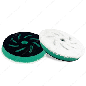 5inch 125mm Cyclone Holes Premium Foam Polishing Pad Beveled Edge DA Buff Pads Microfiber Wool Sponge Buffing Pad for Car Care