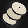 6inch 150mm Single Sided Flat Grid or Stripe Surface Wool Pad Buffing Pad Japanese Wool Polishing Pad Dual Action RO GA Polisher