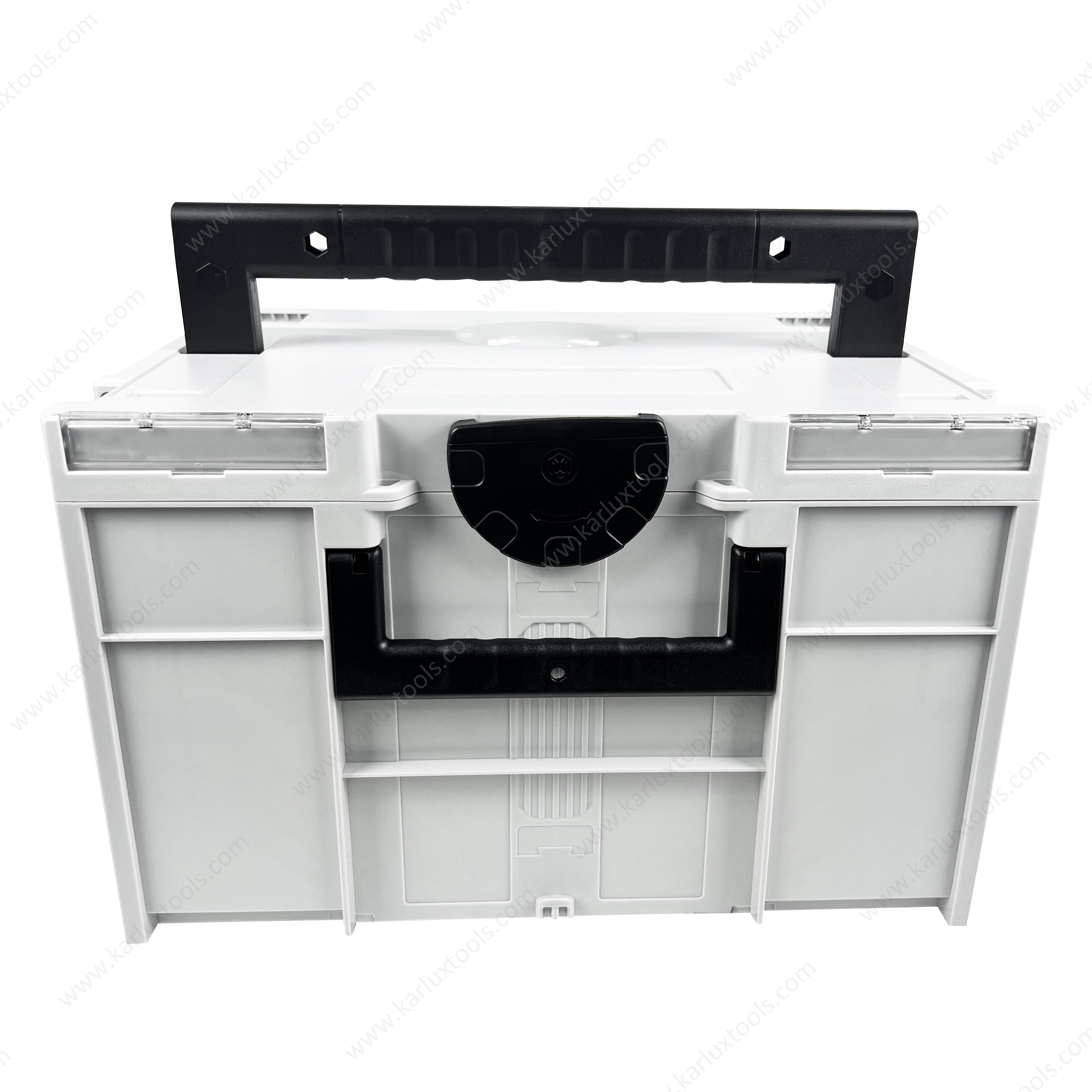 40x30x24cm Medium Storage Box Waterproof Dustproof Stackable Tool Case System ABS Plastic Tool Box Systainer Case with Handles
