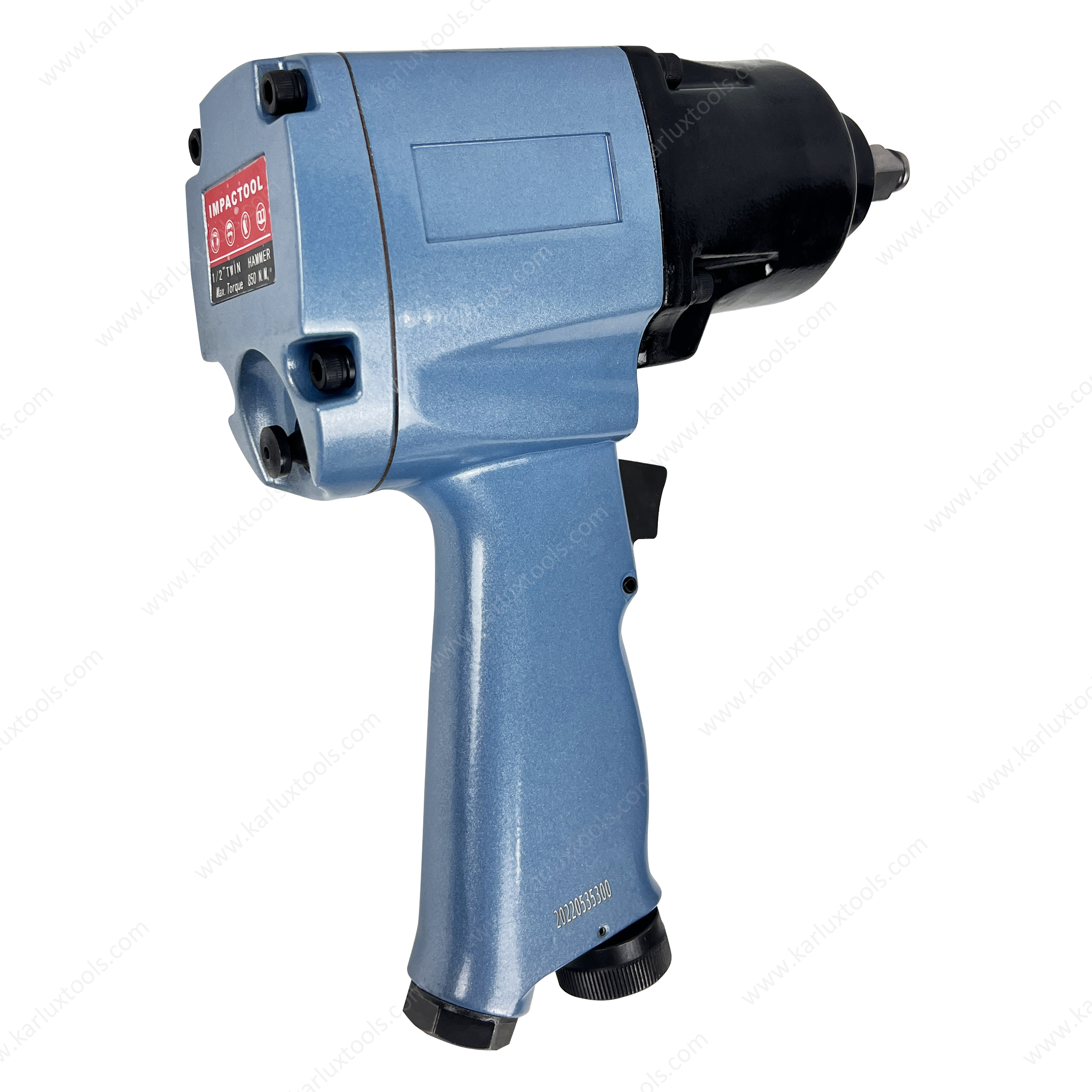 8000rpm Square Drive 1/2 inch Bolt Capacity M27 Piston Type Air Impact Wrench for Automotive Repair Torqur Wrench
