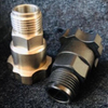 Male Thread 3/8”-19 Adapter to Connect Spray Gun with Paint Cup Plastic, Aluminium, Brass or Stainless Steel