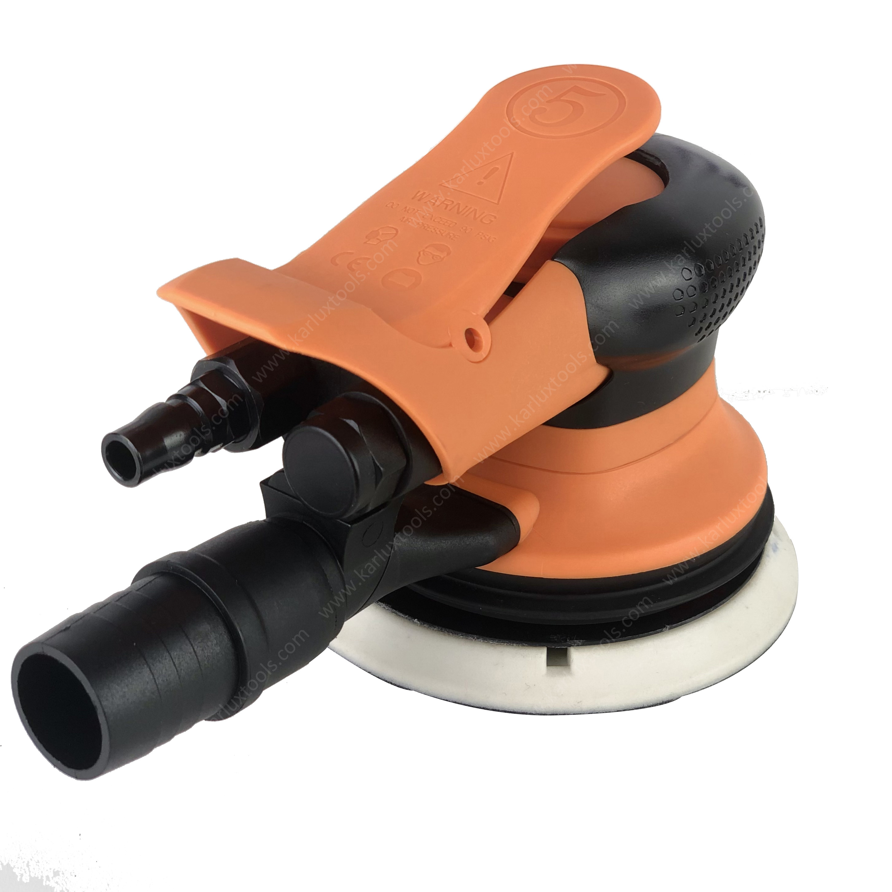 Air Sander 5inch (125mm) Orbit 2.5mm/5.0mm/8.0mm Self-Generated Vacuum 12,000RPM