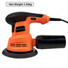 6Inch 150Mm Orbit 3mm 5000-12000RPM Variable Speed Self-vacuum with Dust Bag Sander Power Tools Electric Random Orbital Sander