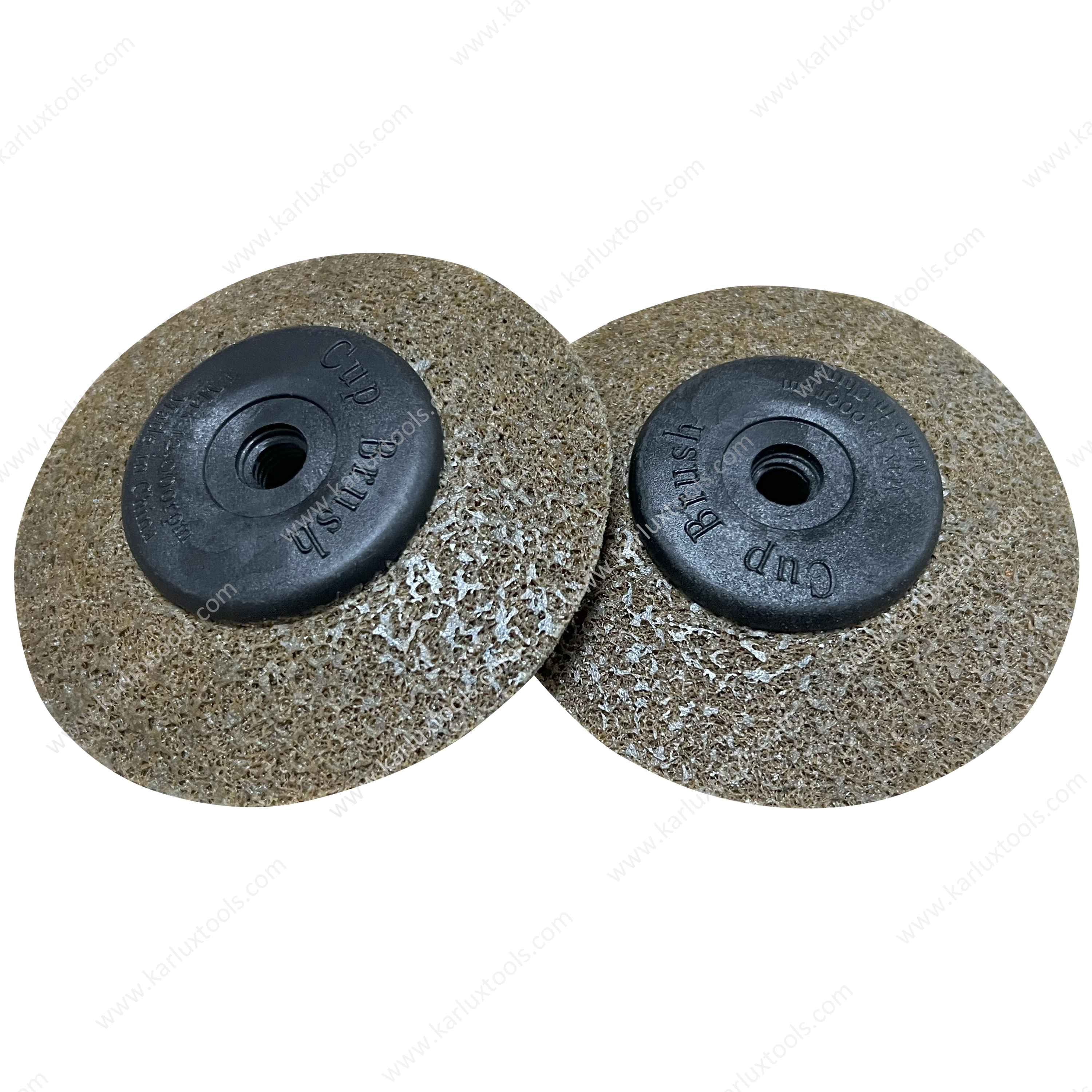 94mm Brown Coarse Nylon Fiber Polishing Wheel Grinder Sanding Disc Scouring Pad Buffing Sanding Wheel for Angle Grinder