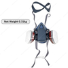Half Face Gas Mask Facepiece Spray Painting Respirator Safety Suit Quick Latch Respirator With Replaceable Filters