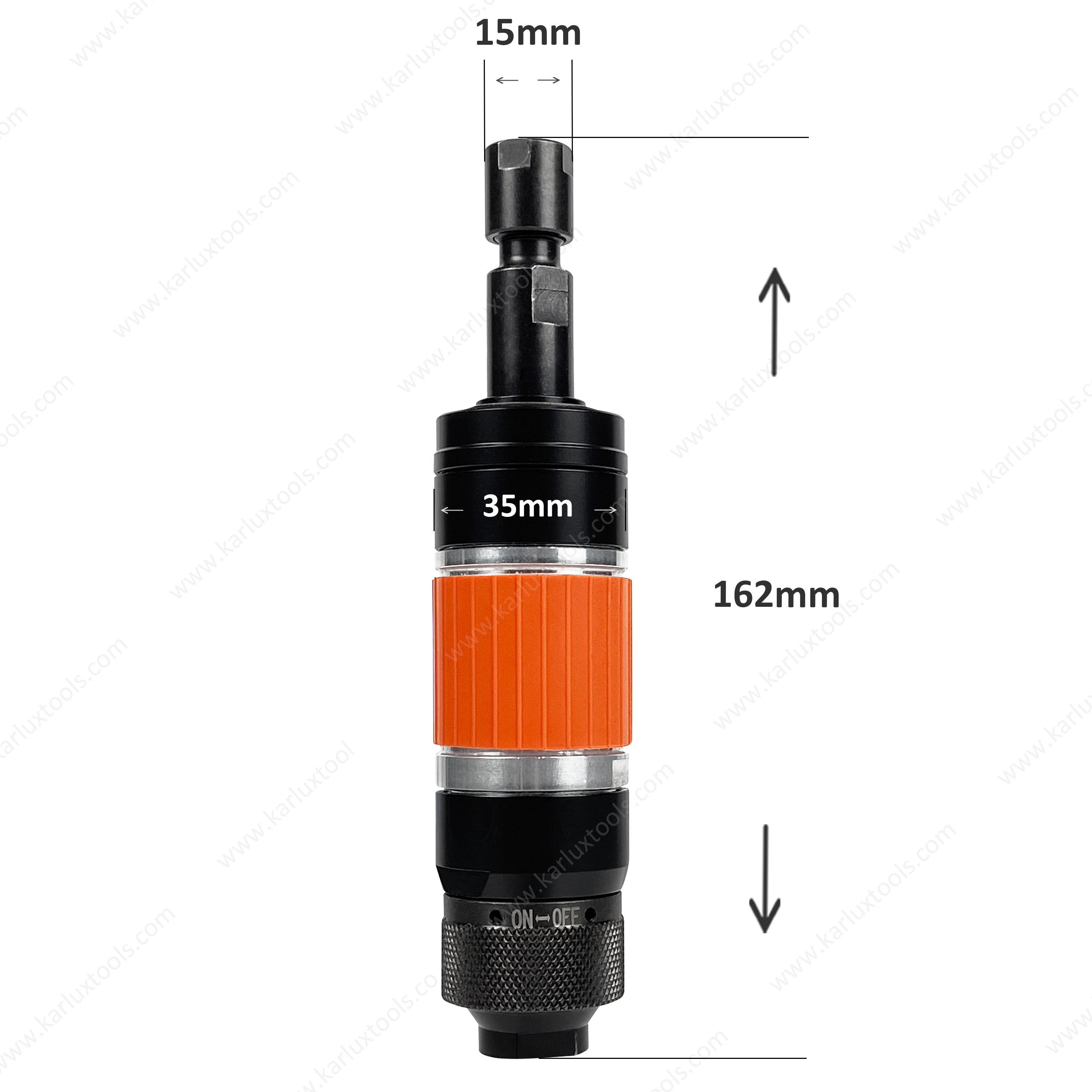 24000Rpm 1/4" Collet Pneumatic Tools Straight Air Die Grinder