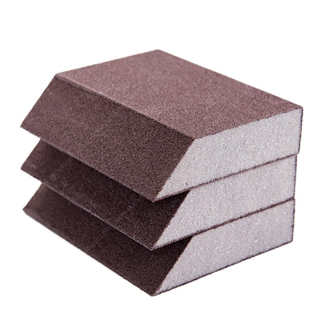 SP100608525 Aluminium Oxide Sanding Sponge 100 (L) x 60 (W1) x 85 (W2) x 25 (H) P36-600