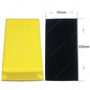 70x120mm Hook Loop Discs Backing Plate Yellow Blocks Pad Mouse Round Tack Foam Hand Sanding Block