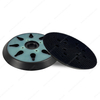 5inch (125mm) 8+4 Hole Round Black PU Hook And Loop Backing Pad Sander Backing Pad Replacement Pad Sanding Pads for Polishing Buffing Sander