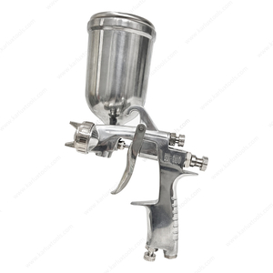 W-101-G 400ML Lightweight Multiple Nozzle Sizes Industrial Pneumatic Paint Sprayer HVLP Gravity Feed Air Spray Gun