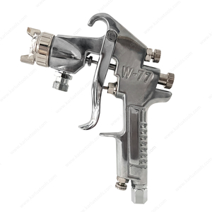 W-77-P 1.2mm Nozzle Industrial Pressure Feed Spray Gun Pneumatic Paint Repair Sprayer Air Paint Spray Gun