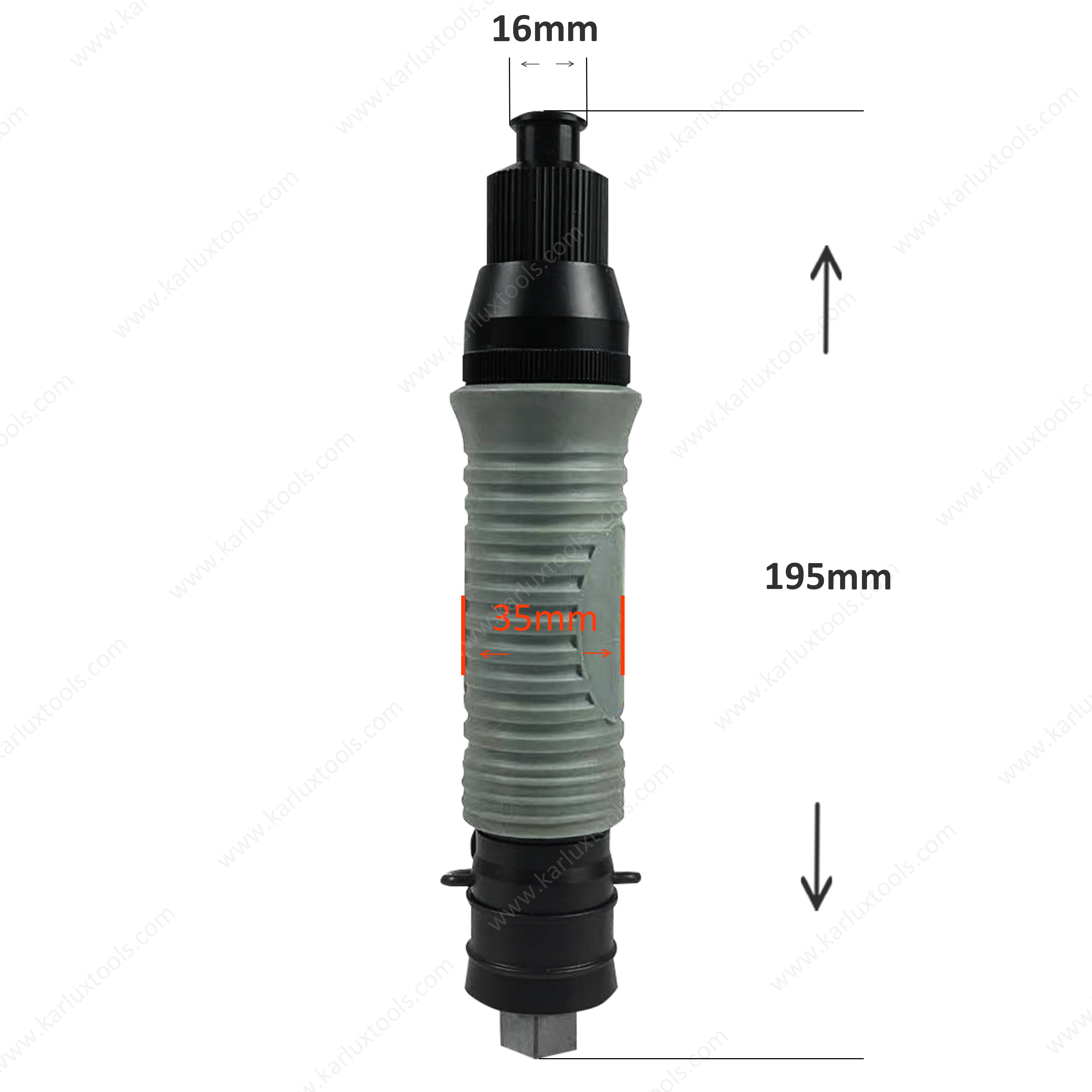 1000RPM Torque Range 0.5-2kgf·cm Industrial Push Start Shut Off Pneumatic Tools Assembly Screwdriver Straight Air Shut-Off Screwdriver
