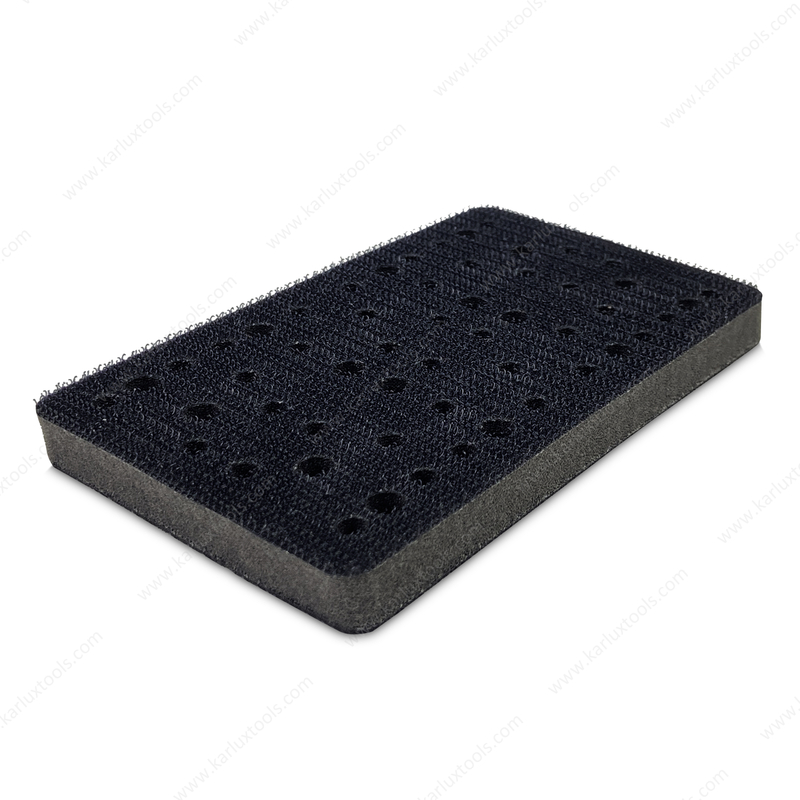 81x133mm Soft Interface Pad 52 Holes for Hook and Loop Sanding Disc Backing Pad