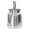 G3/8 Thread 750ml Aluminium Spray Gun Paint Cup Pneumatic Tool Replacement Fluid Pot Siphon Feed Paint Tank for Air Spray Gun