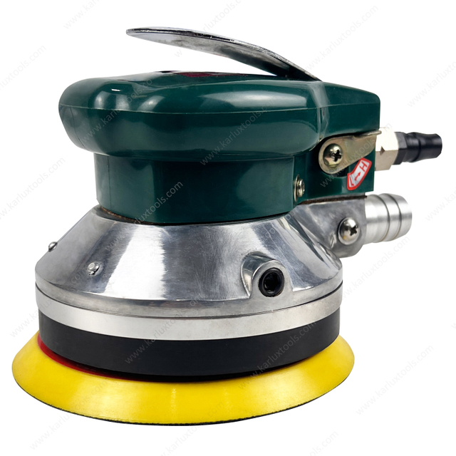 5Inch 125mm Self-generated Vacuum 5mm Orbit 10000RPM High Speed Industrial Pneumatic Random Orbital Palm Sander