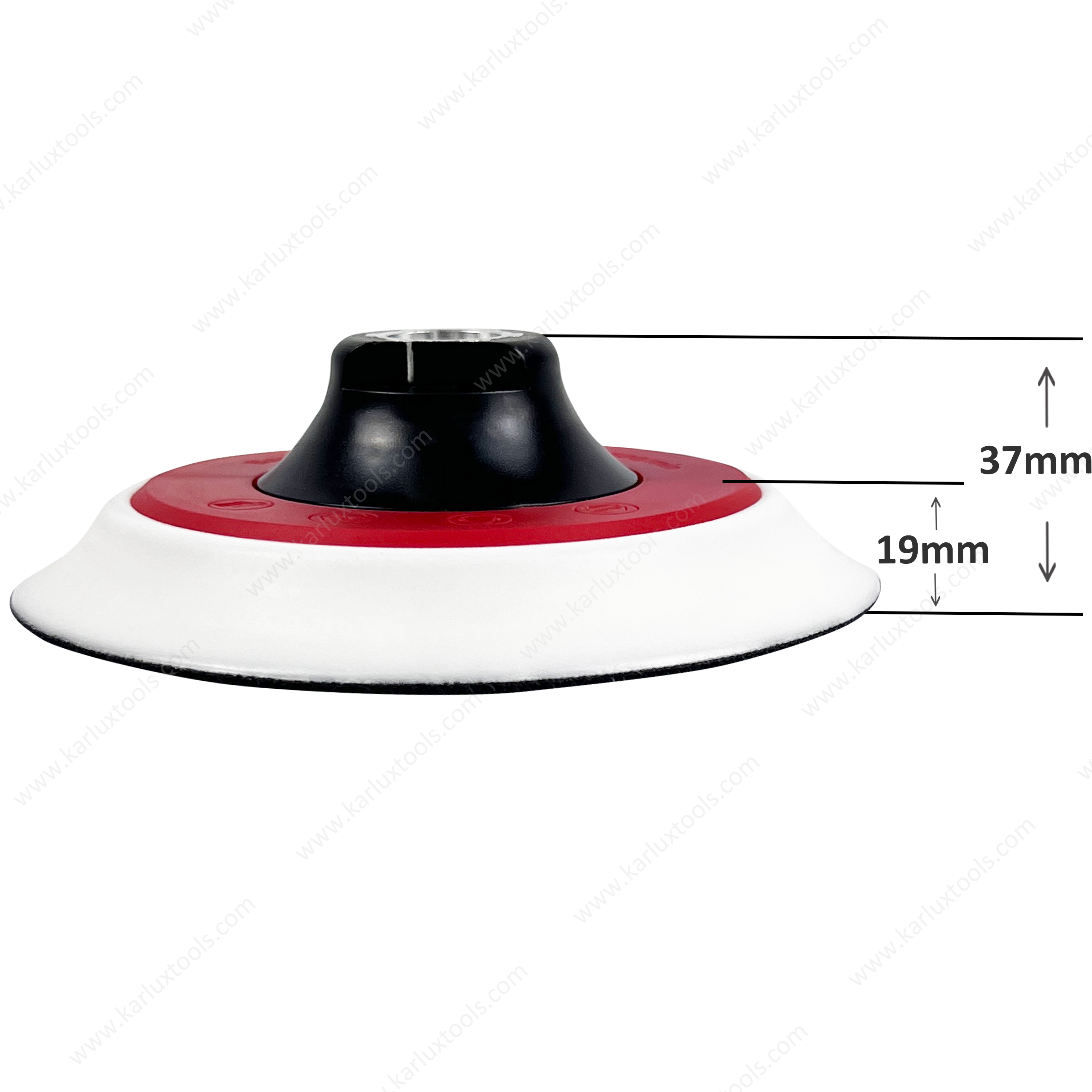 5 Inch (125mm) Polishing Pad 13mm Medium Soft Foam M14/M16/5/8" Thread Hook & Loop & PSA Backing Buffing Pad for Car Polishing & Detailing