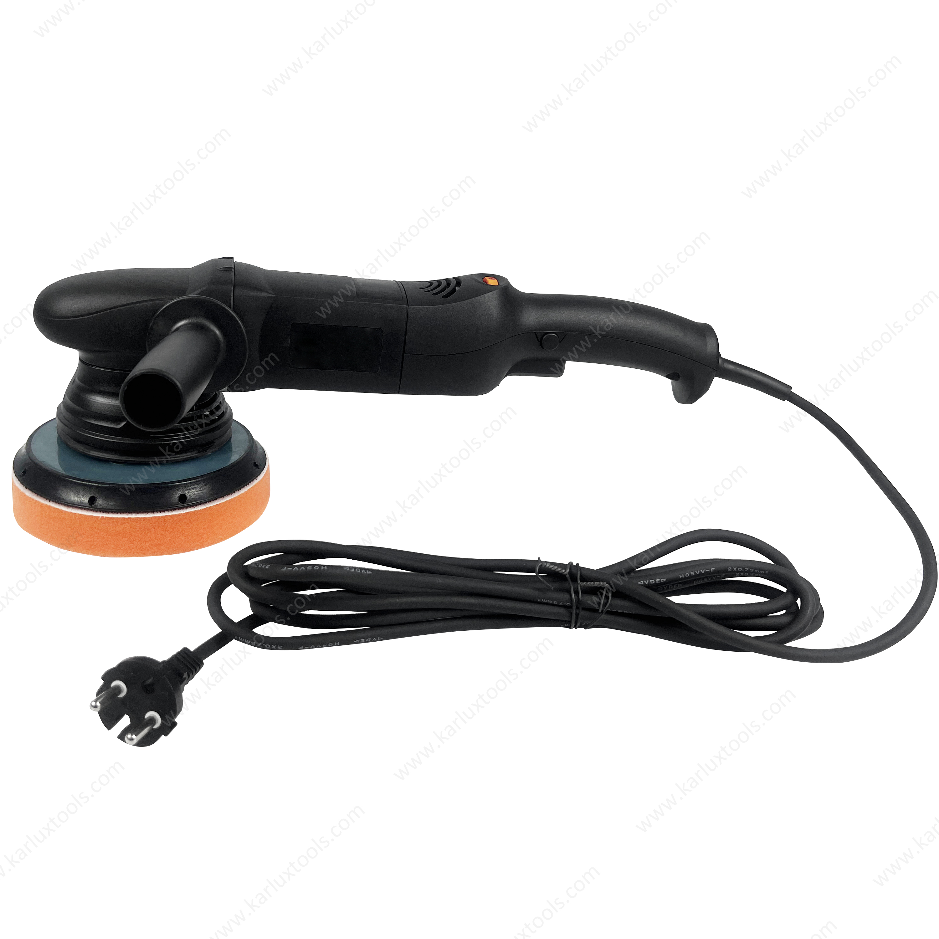 6inch Adjustable Speed Power Polisher Car Buffer DA Polisher Electric Orbital Polisher with Carbon Brush 