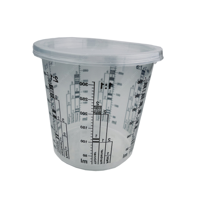 Disposable Paint Mixing Cups with Scale 300ml