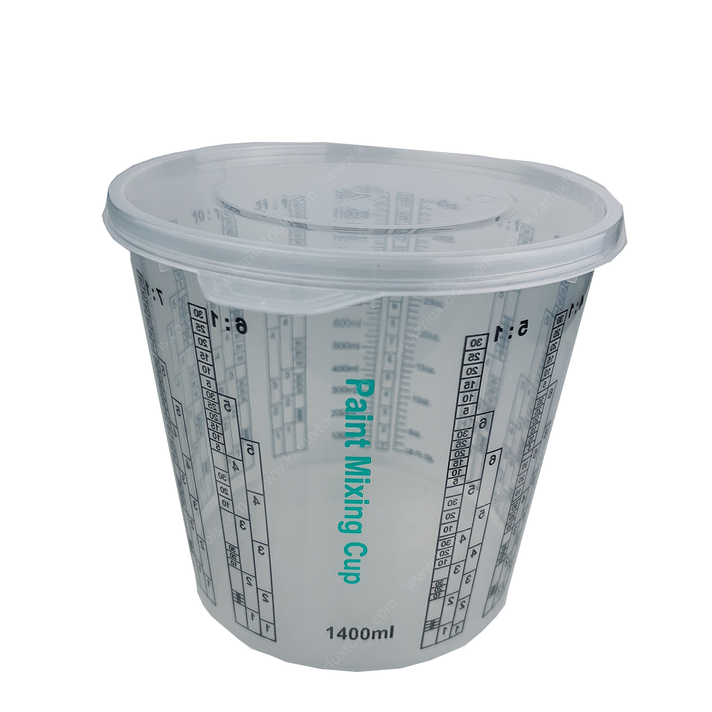 Disposable Paint Mixing Cups with Scale 1400ml