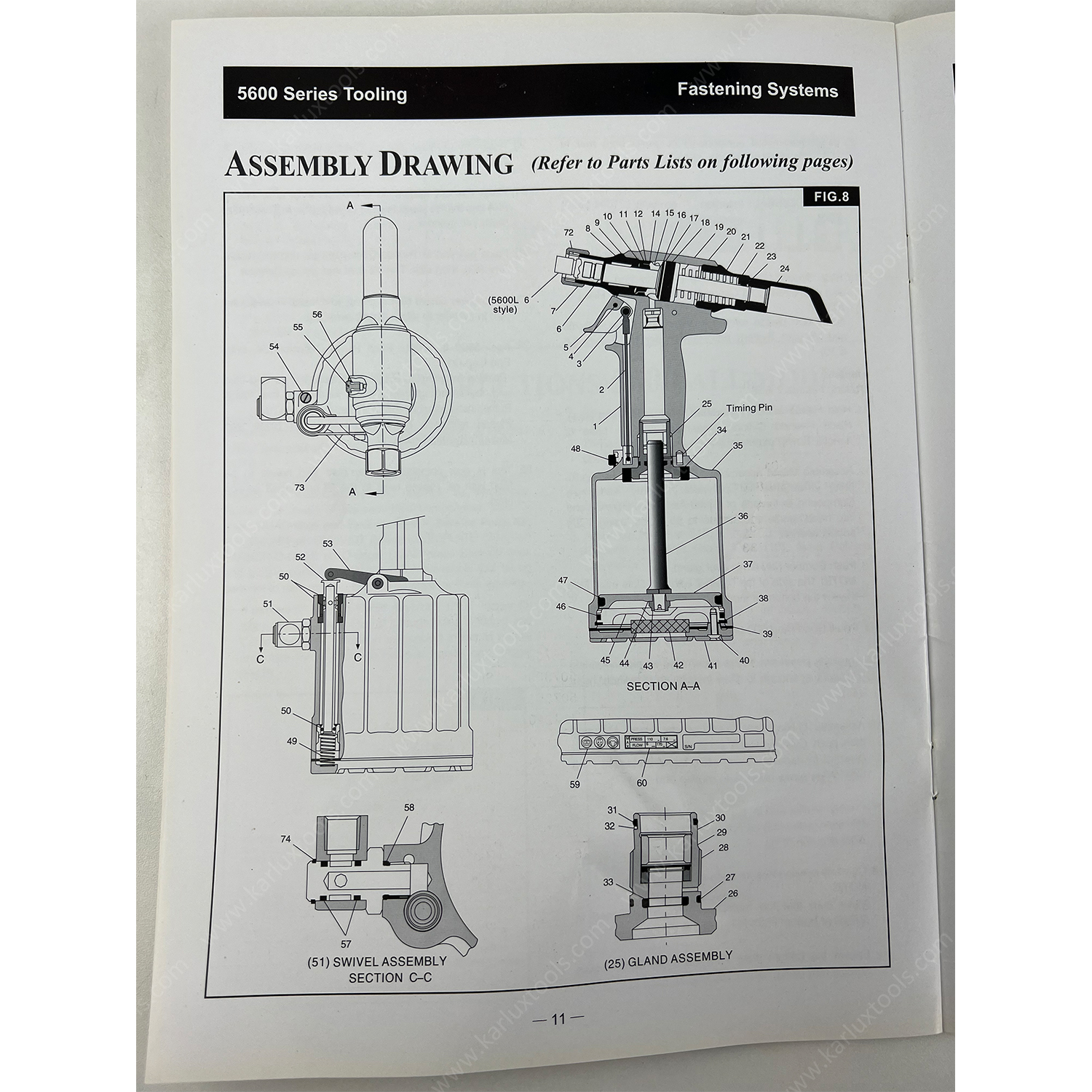 4.8mm, 6.4mmHEM Rivet All Material Air LockBolt Tool