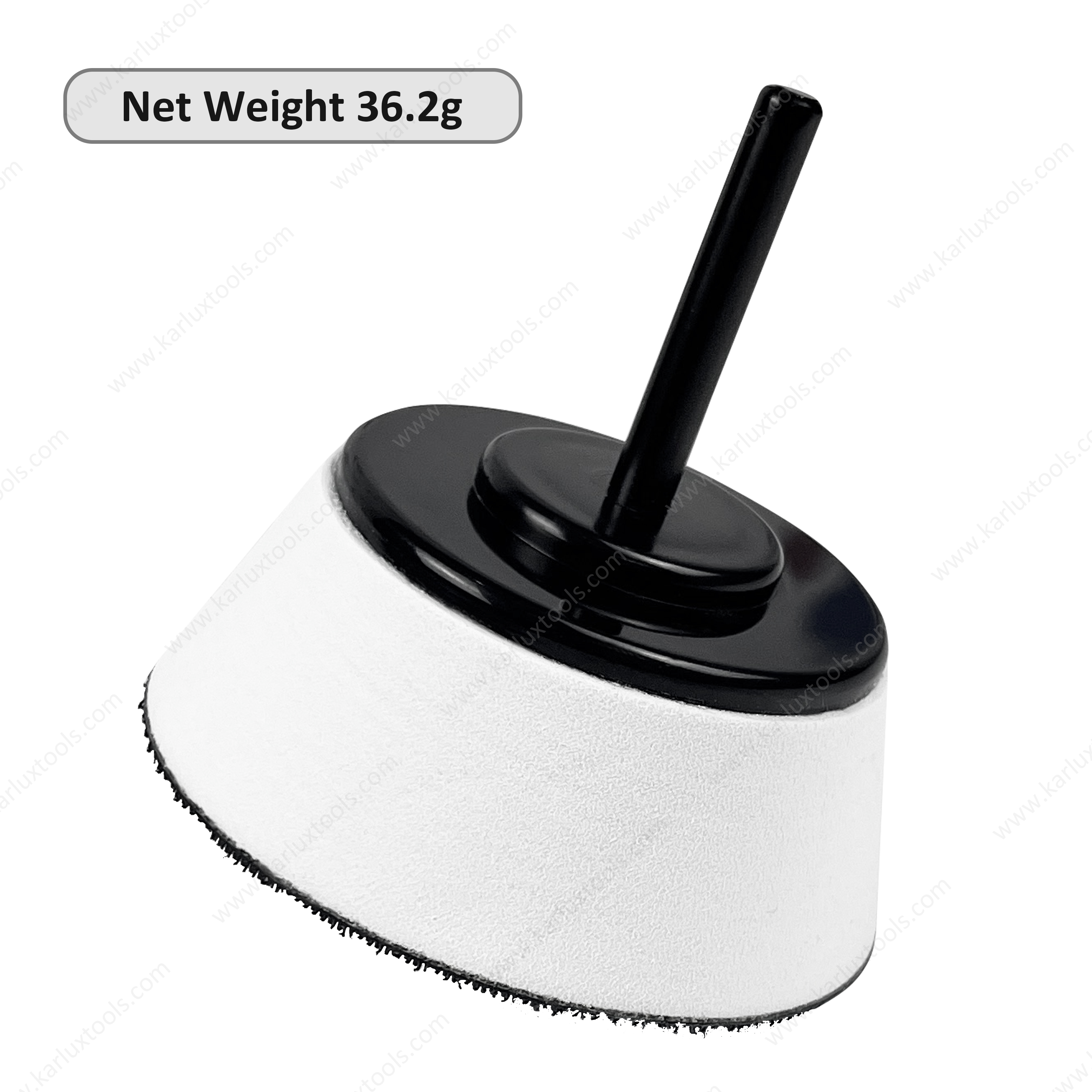 3 Inch 75mm EVA Backing Pad with 6mm 6.35mm Shank Flexible Foam Polishing Disc Holder for Electric Drill and Die Grinder