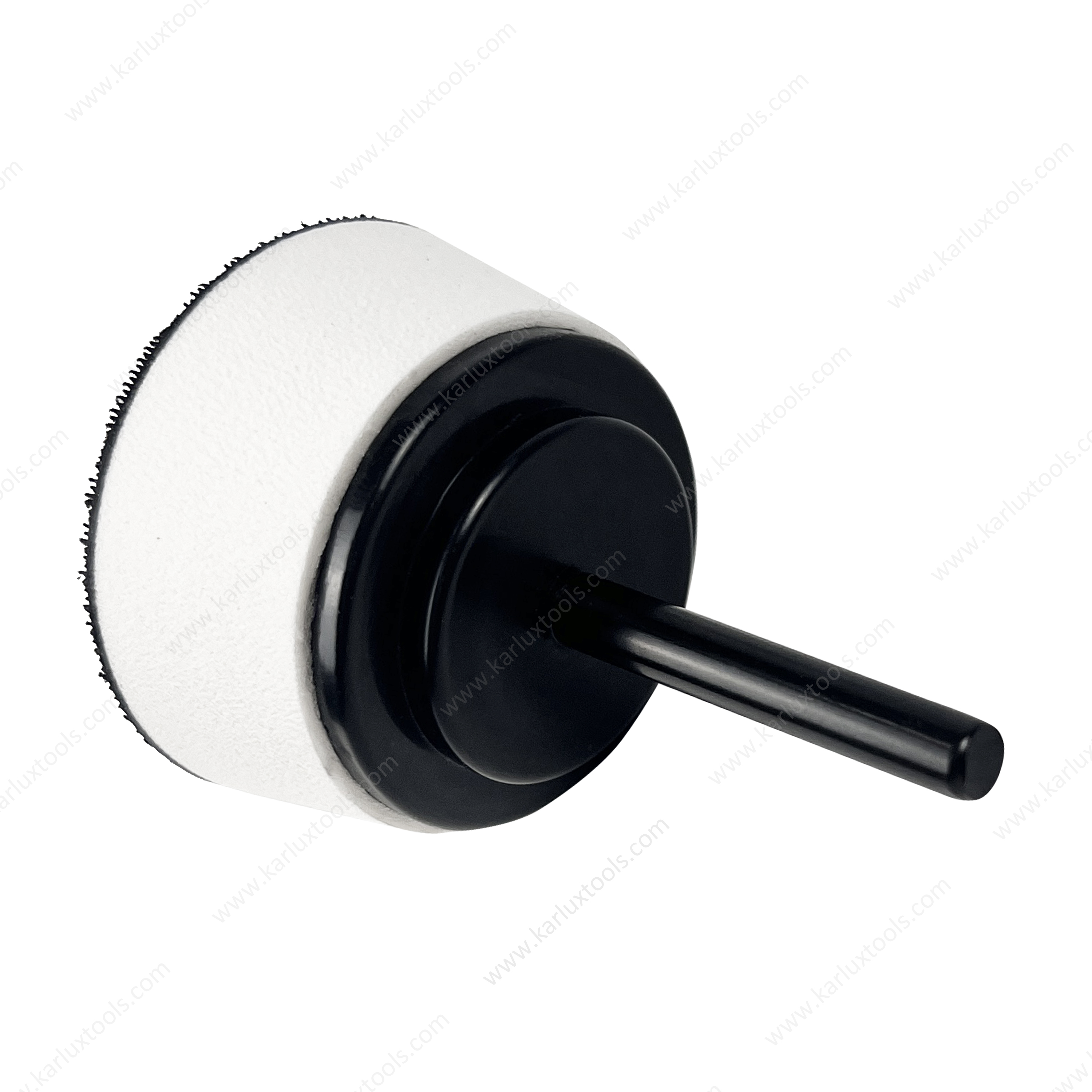 2 Inch 50mm Shank Mounted EVA Sanding Pad Flexible White Foam Backing Plate Tapered Conical Polishing Disc Holder for Surface Finishing